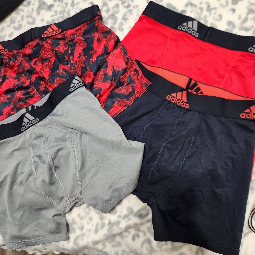 Adidas Aeroready Boxers For Boys Size Medium (10-12 ) 4Pcs!!!. New